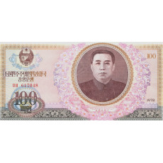 100 won Noord-Korea 1978 biljet